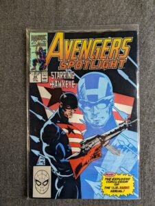 Avengers Spotlight #34 front cover