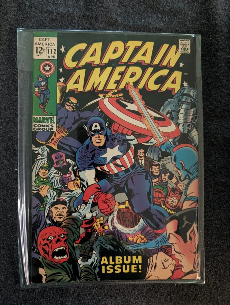 Captain America #112 front cover