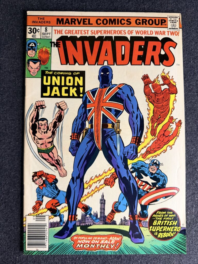 The Invaders #8 front cover
