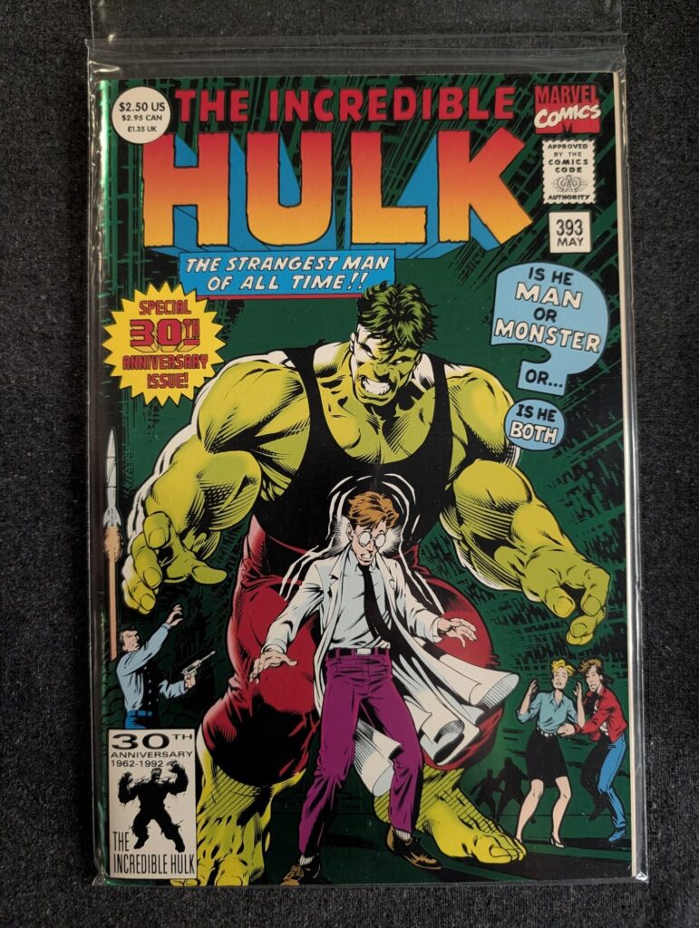 The Incredible Hulk #393 front cover