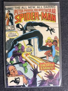 Peter Parker, The Spectacular Spider-Man #108 front cover