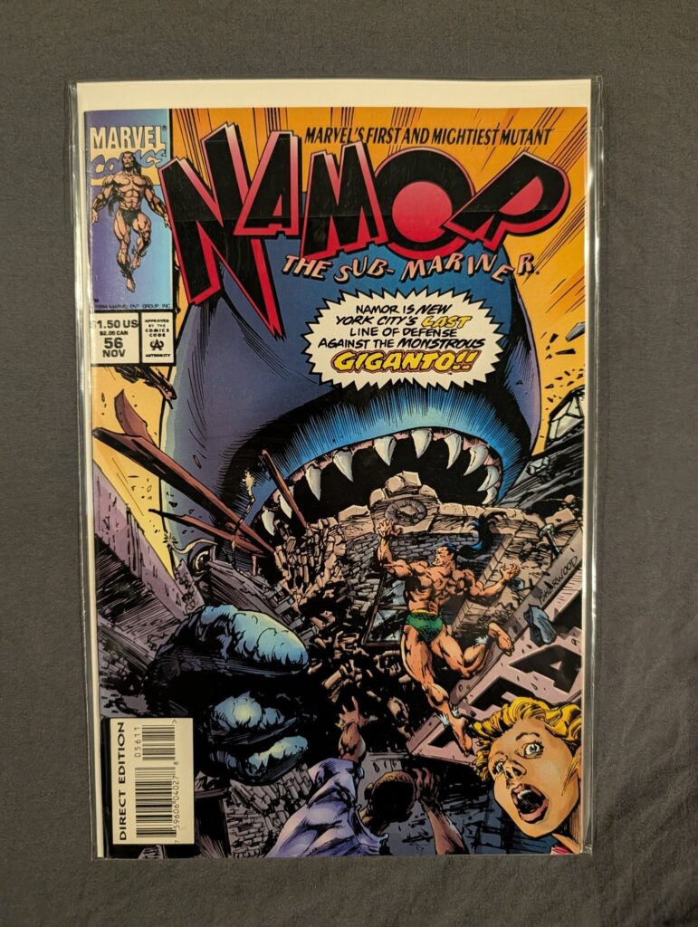 Namor, the Sub-Mariner #56 front cover