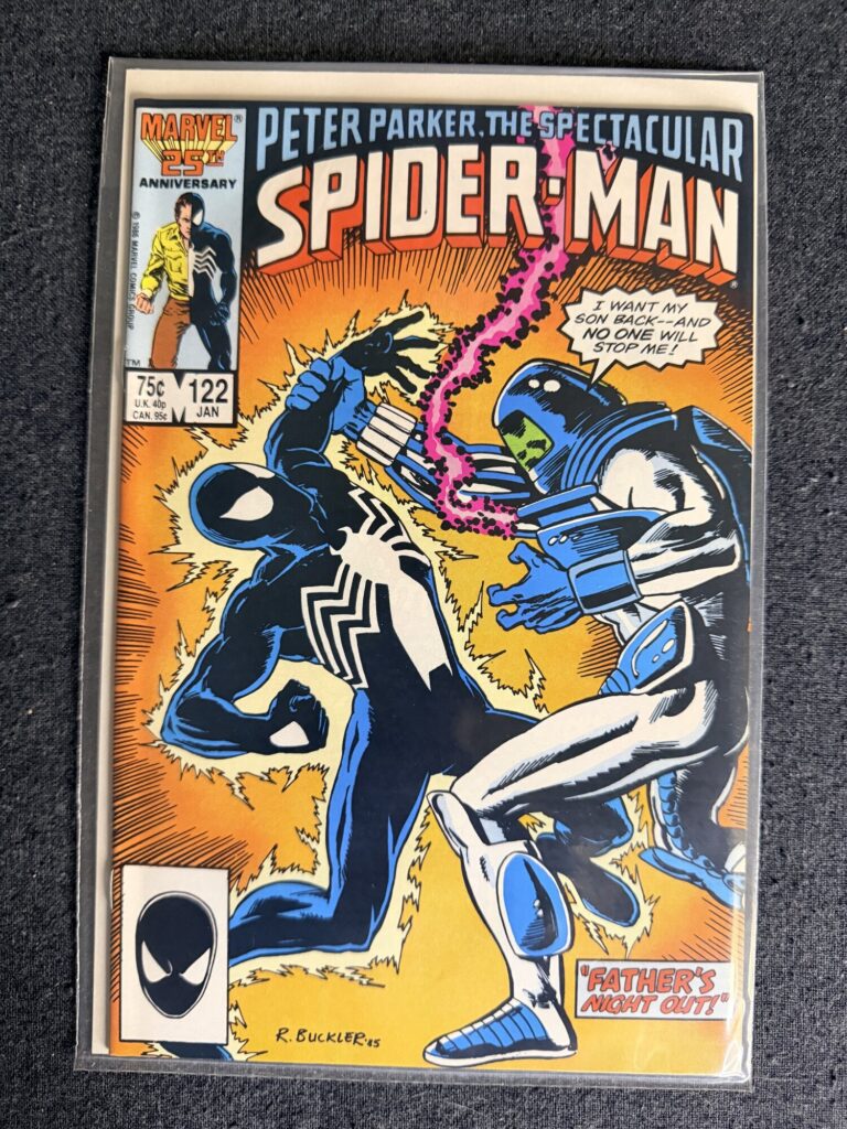 Peter Parker, The Spectacular Spider-Man #122 front cover