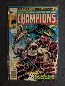 The Champions #13 front cover