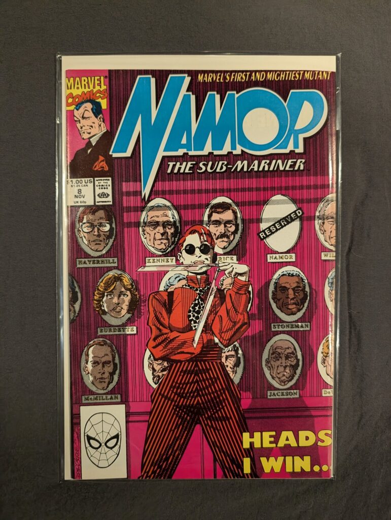 Namor, The Sub-Mariner #8 front cover