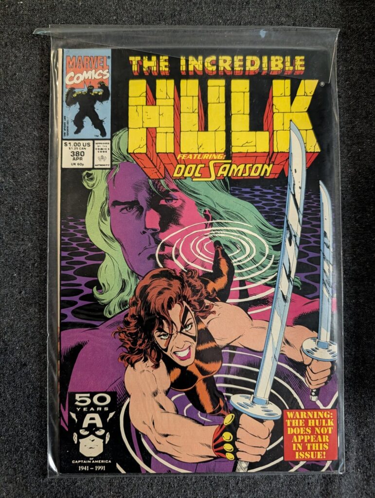 The Incredible Hulk #380 front cover
