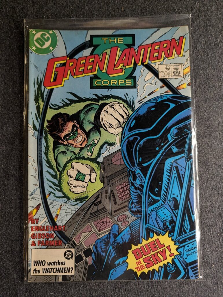 Green Lantern Corps #216 front cover