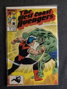 West Coast Avengers #25 front cover
