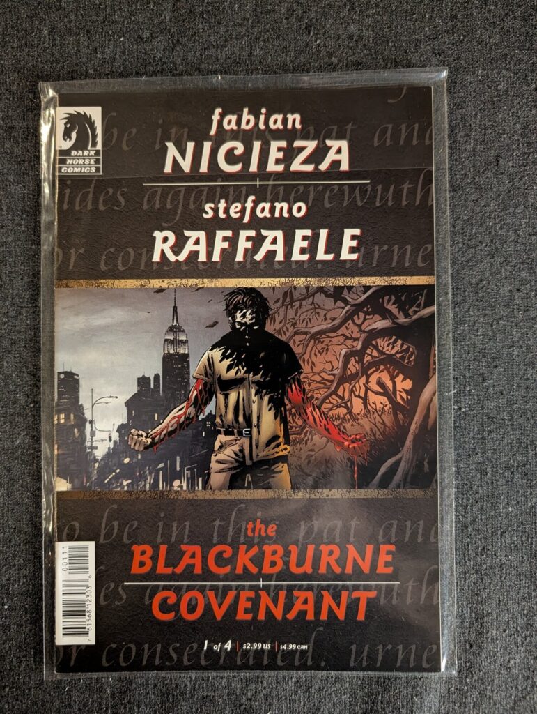 The Blackburne Covenant #1 front cover