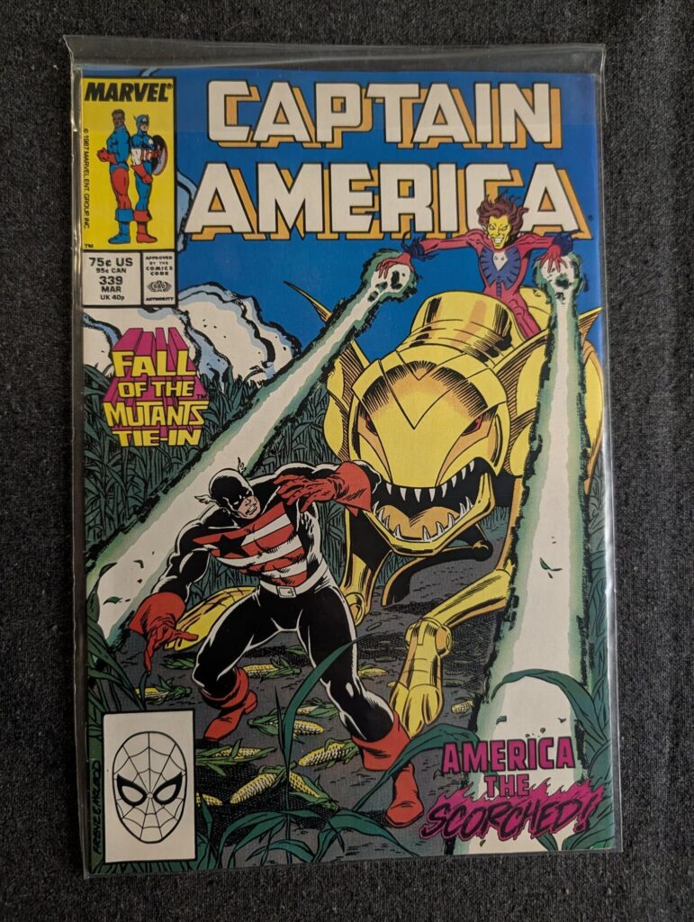 Captain America #339 front cover