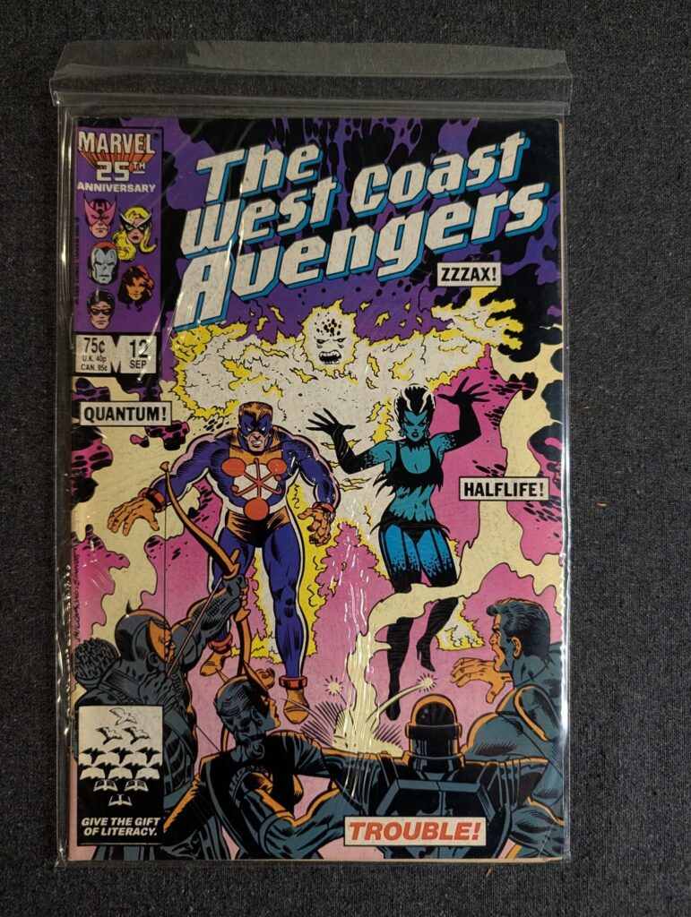 The West Coast Avengers #12 front cover