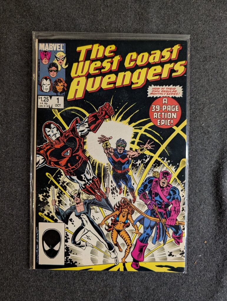 The West Coast Avengers #1 front cover