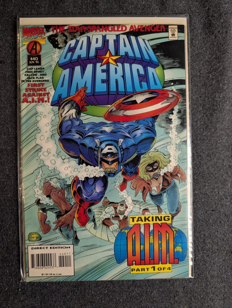 Captain America #440 front cover