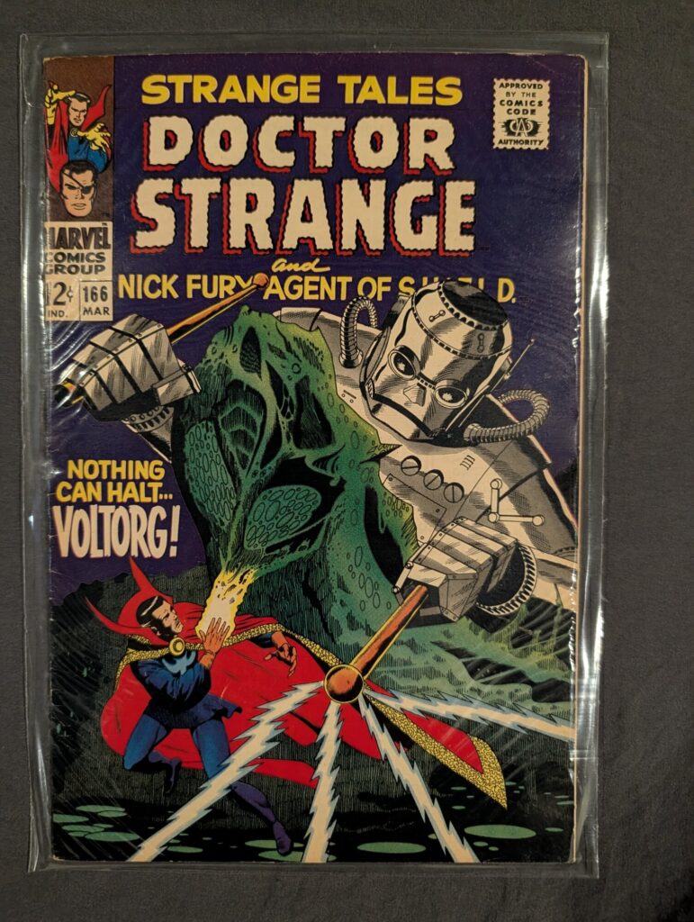 Strange Tales #166 front cover