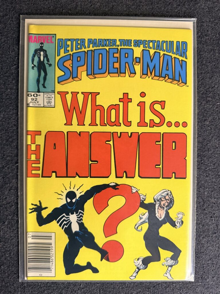 Peter Parker, The Spectacular Spider-Man #92 front cover