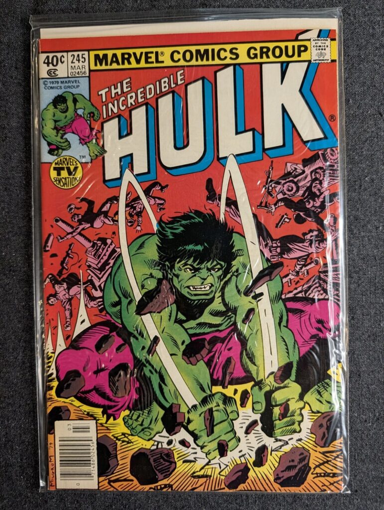 The Incredible Hulk #245 front cover