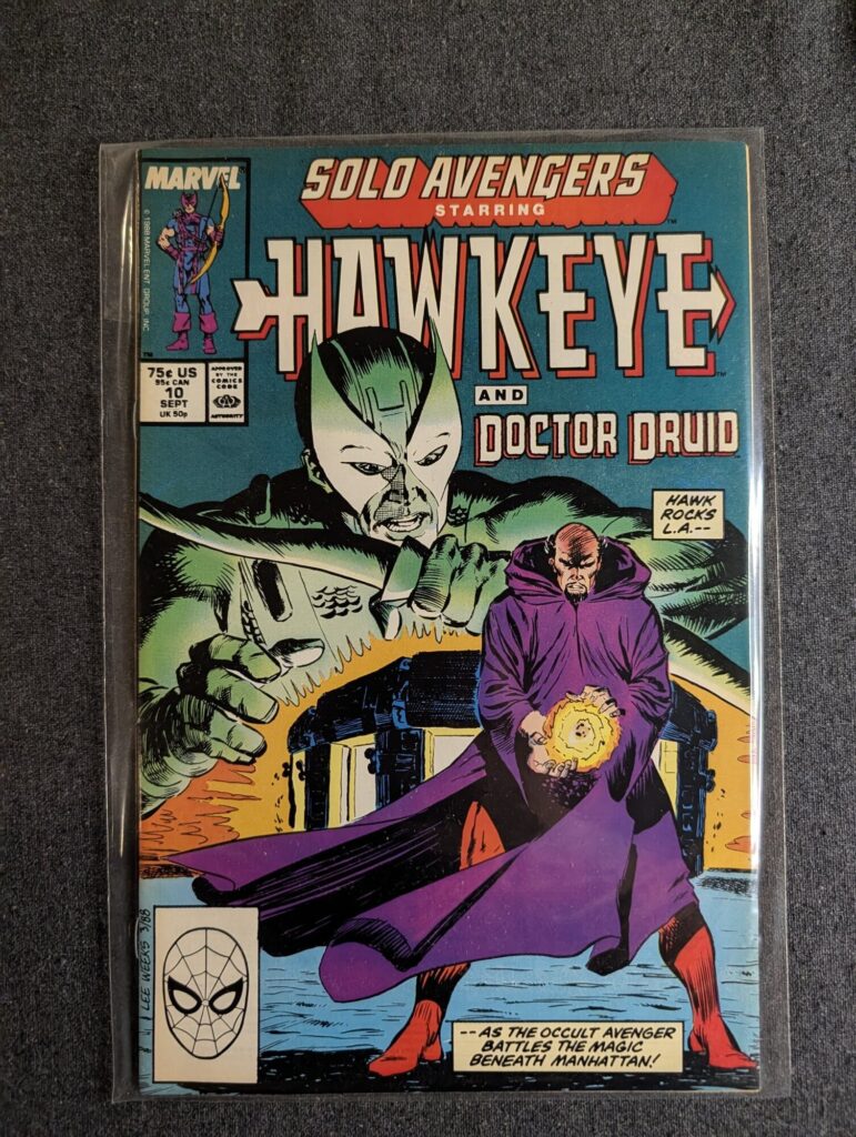 Solo Avengers #10 front cover