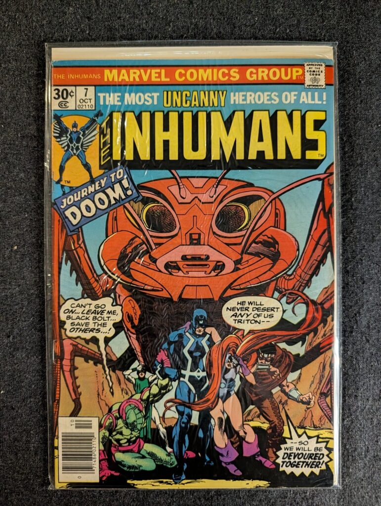 The Inhumans #7 front cover