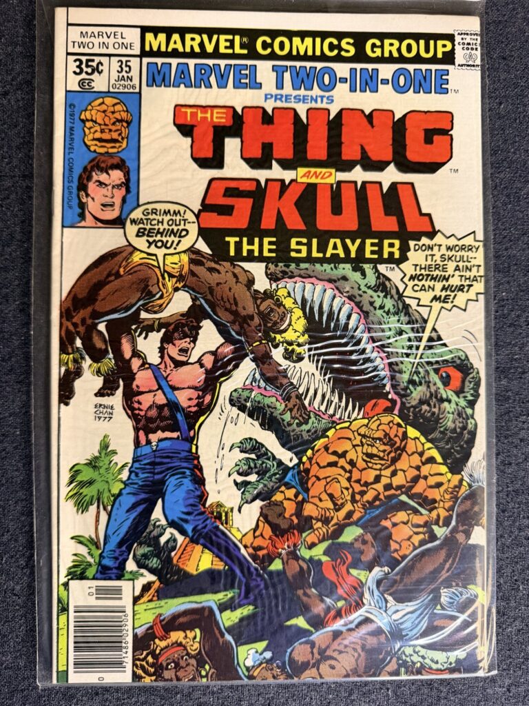 Marvel Two-In-One #35 front cover
