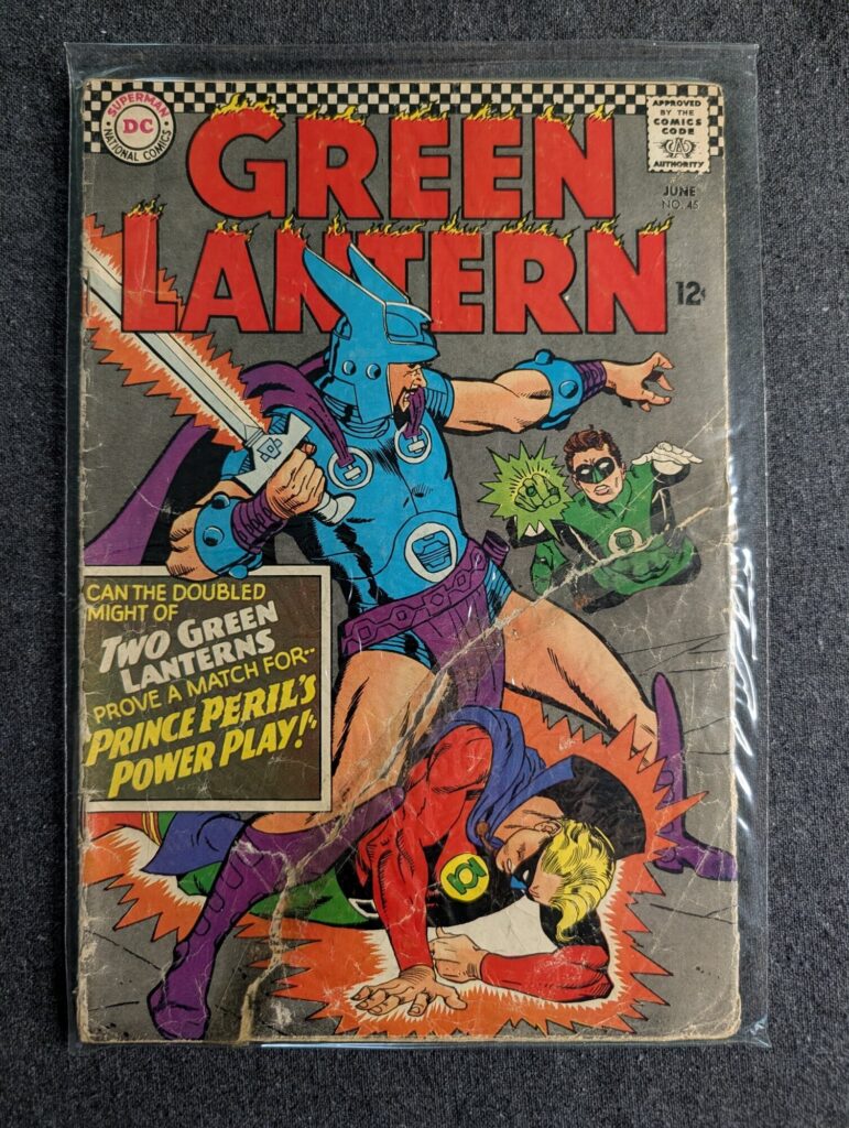 Green Lantern #45 front cover