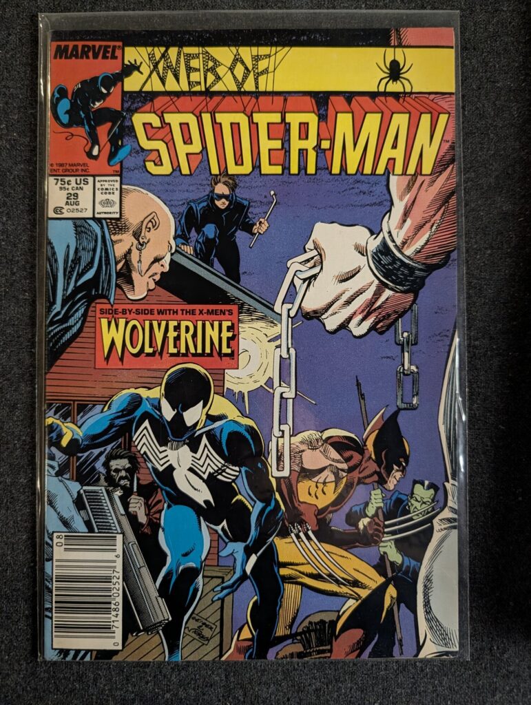 Web of Spider-Man #29 front cover