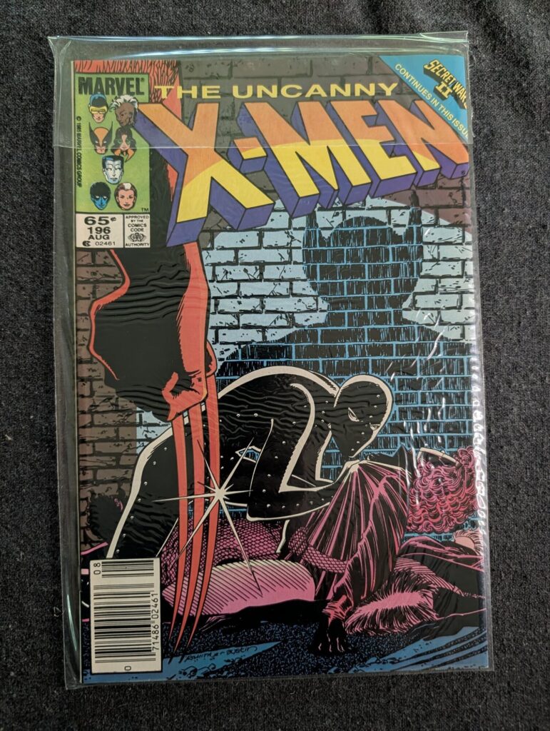 The Uncanny X-Men #196 front cover
