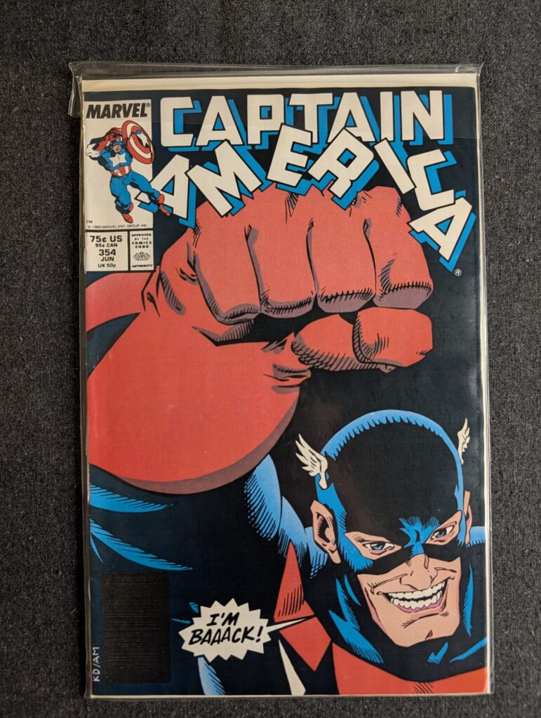 Captain America #354 front cover