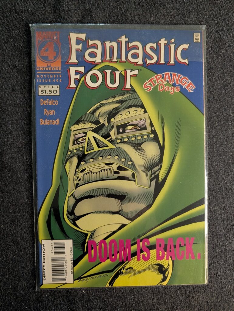Fantastic Four #406 front cover