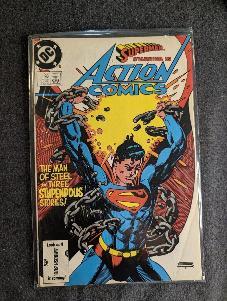 Action Comics #580 front cover