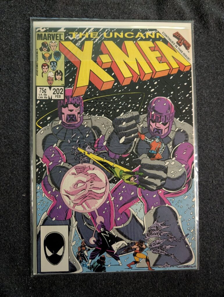 The Uncanny X-Men #202 front cover