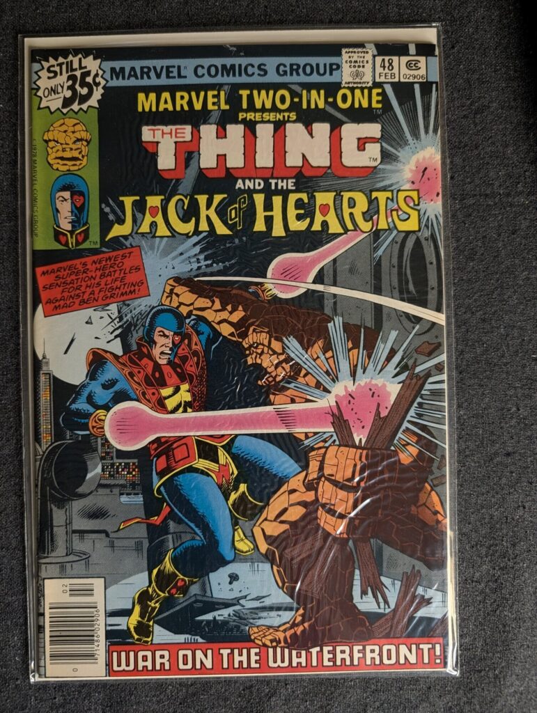 Marvel Two-In-One #48 front cover