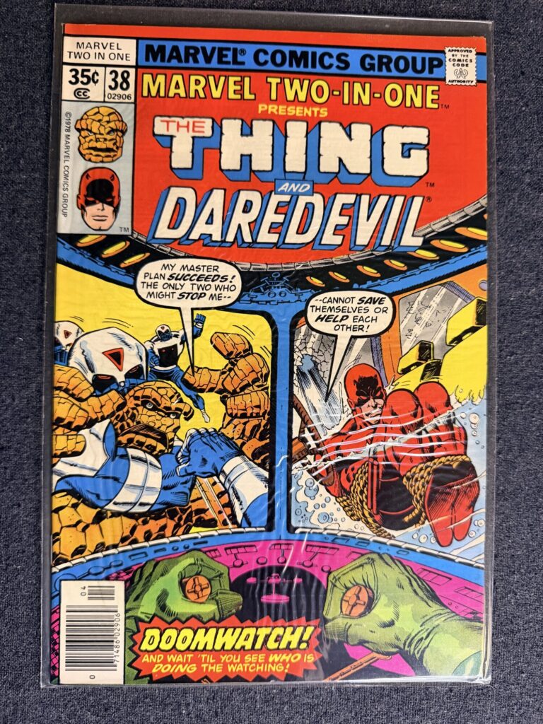 Marvel Two-In-One #38 front cover