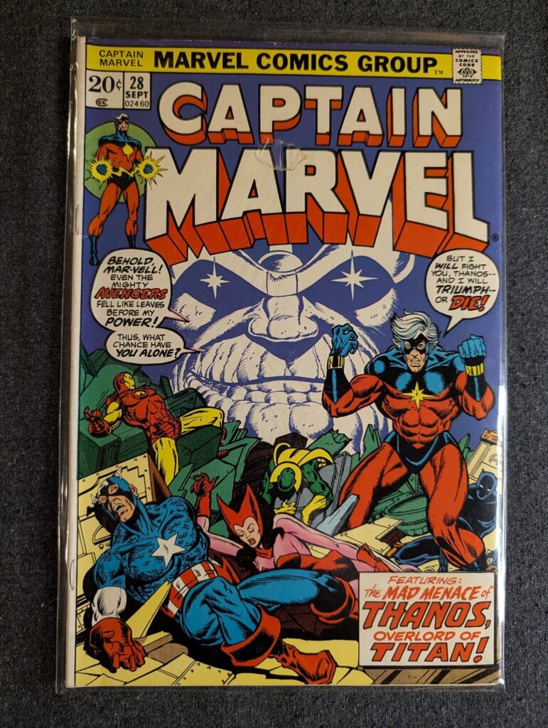 Captain Marvel #28 front cover
