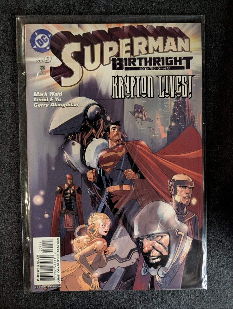 Superman: Birthright #9 front cover