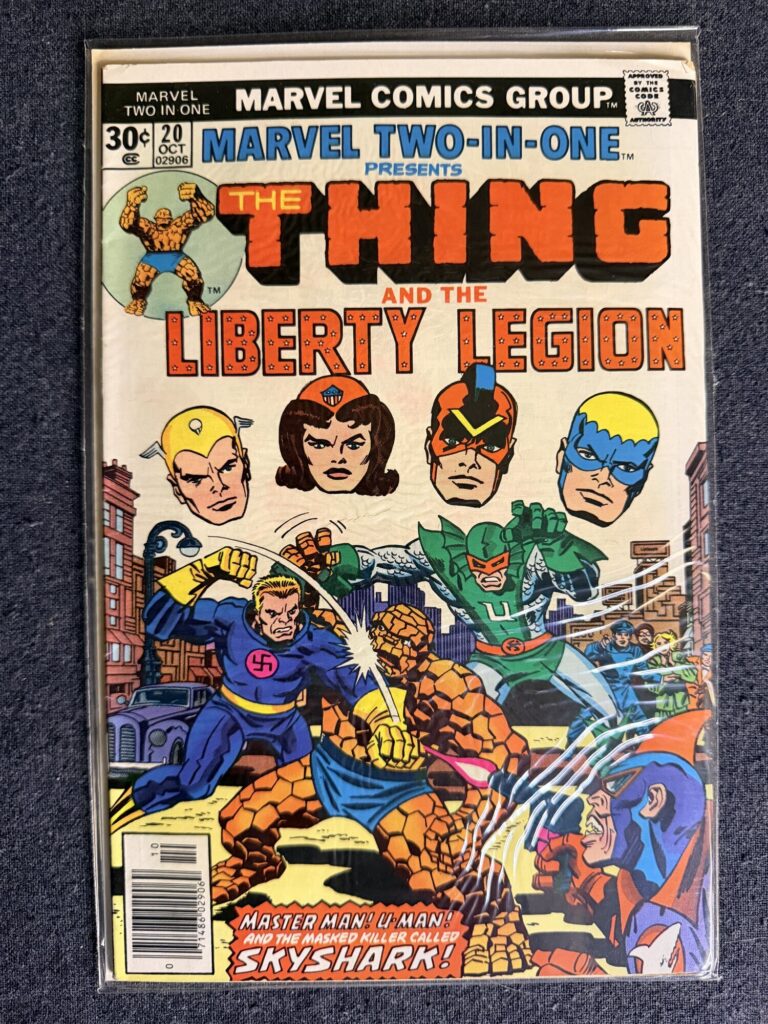 Marvel Two-In-One #20 front cover