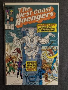 The West Coast Avengers #22 front cover