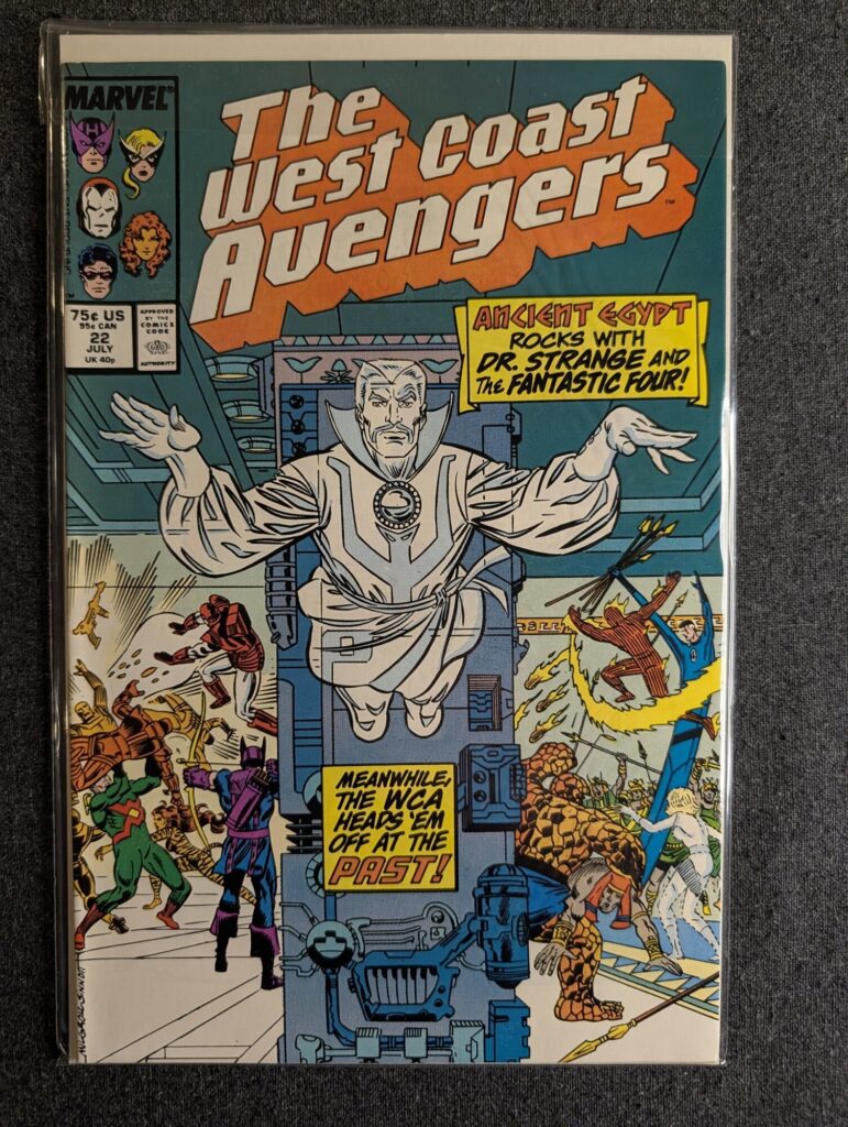 The West Coast Avengers #22 front cover