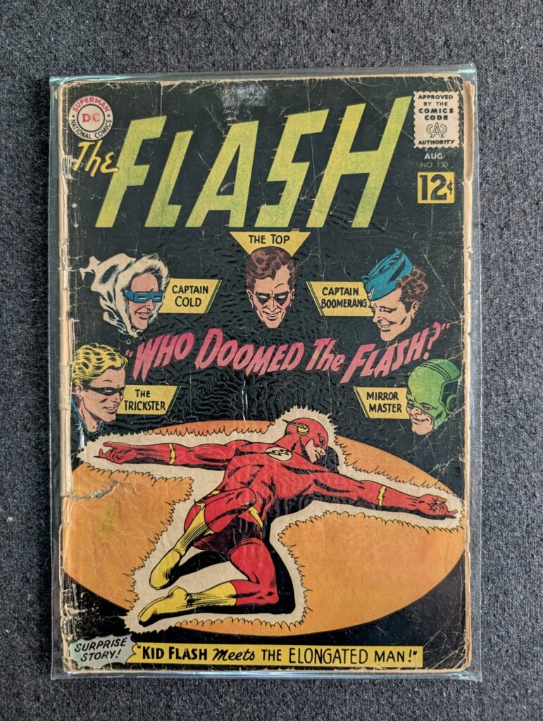 The Flash #130 front cover