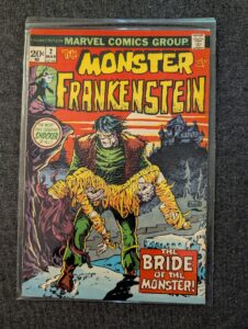 The Monster of Frankenstein #2 front cover