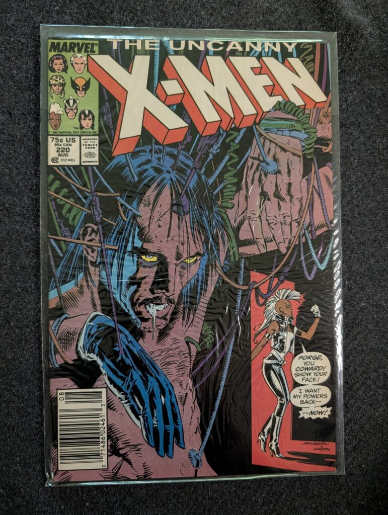 The Uncanny X-Men #220 front cover