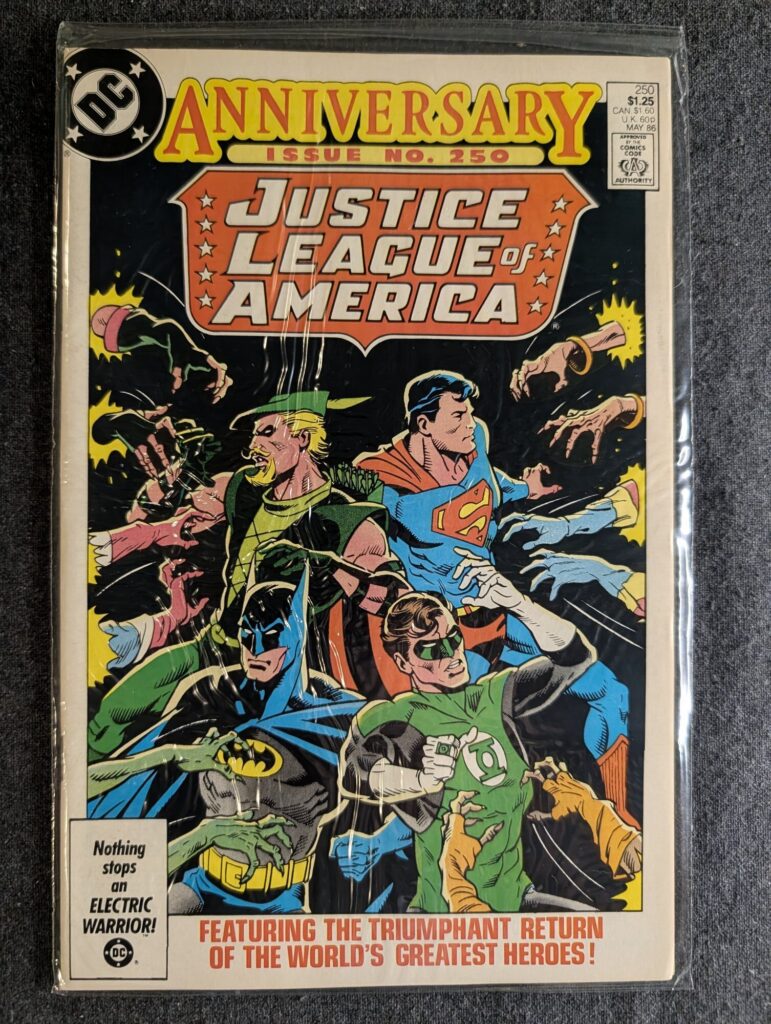 Justice League of America #250 front cover