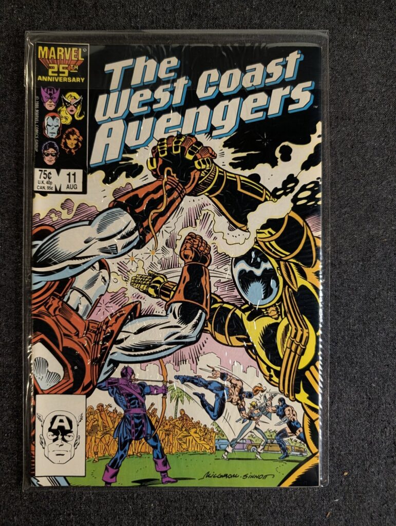 The West Coast Avengers #11 front cover