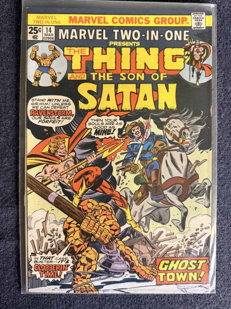 Marvel Two-In-One #14 front cover