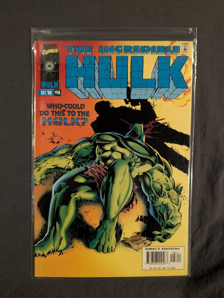 The Incredible Hulk #448 front cover