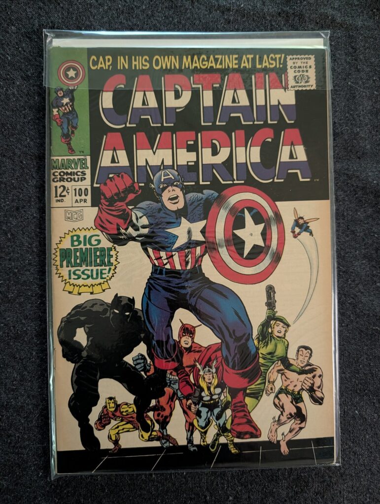Captain America #100 front cover