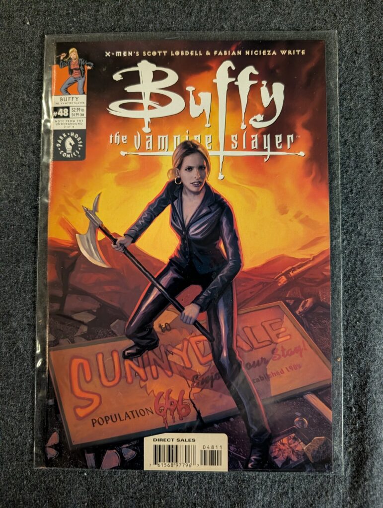 Buffy the Vampire Slayer #48 front cover