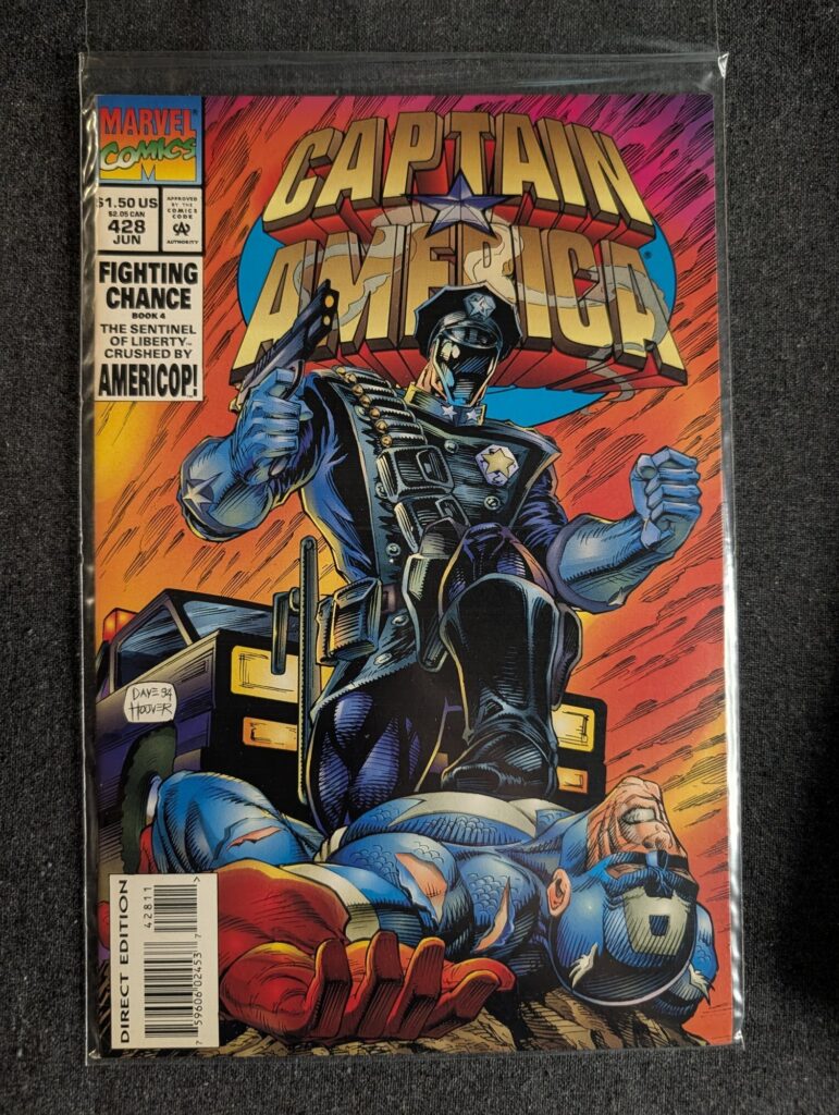 Captain America #428 front cover
