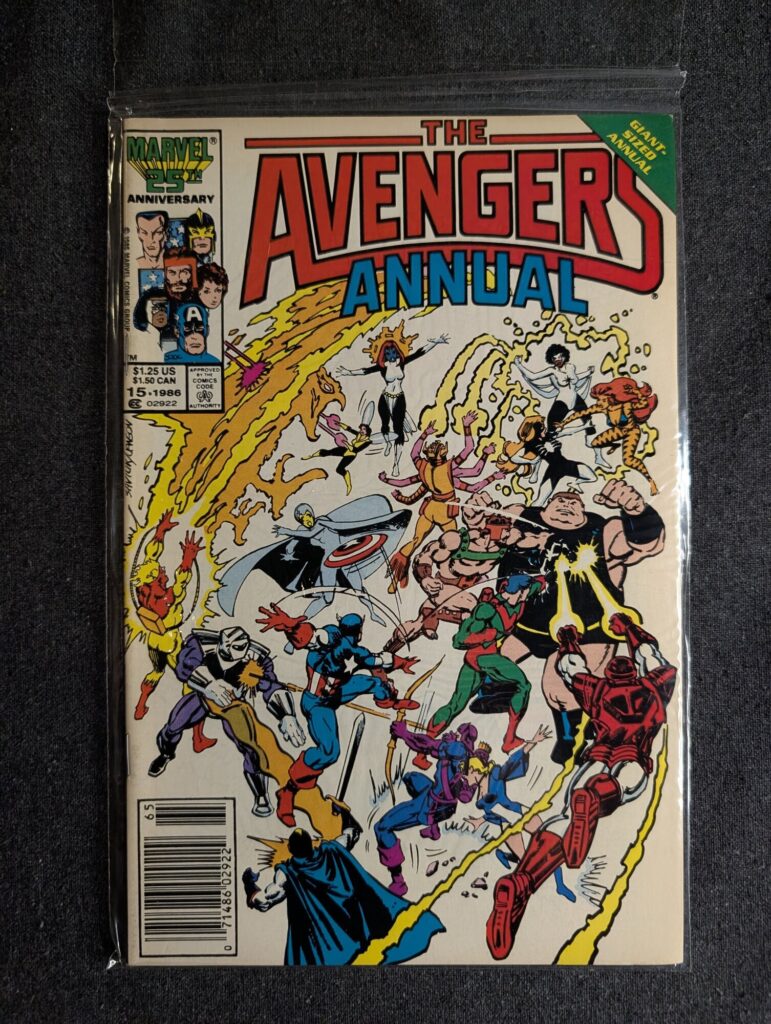 The Avengers Annual #15 front cover