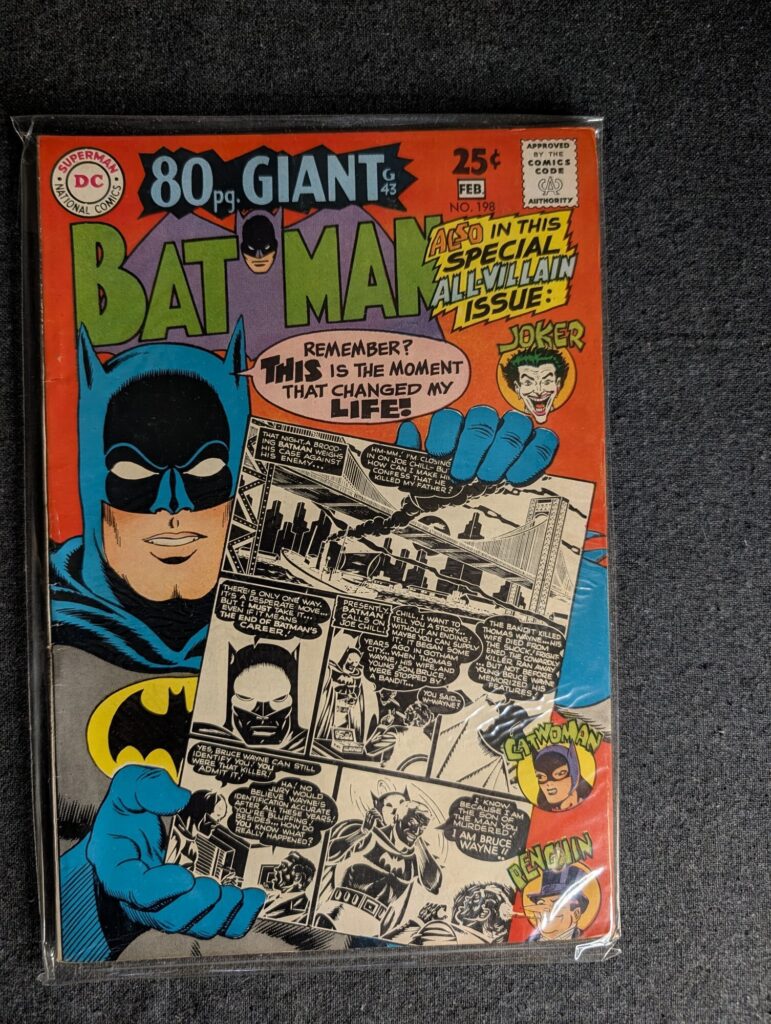 Batman #198 front cover