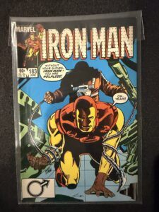 Iron Man #183 front cover